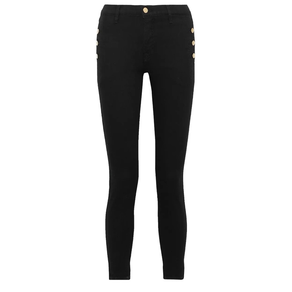New J brand size 26 Zion black skinny jeans super stretch legging feel nwt